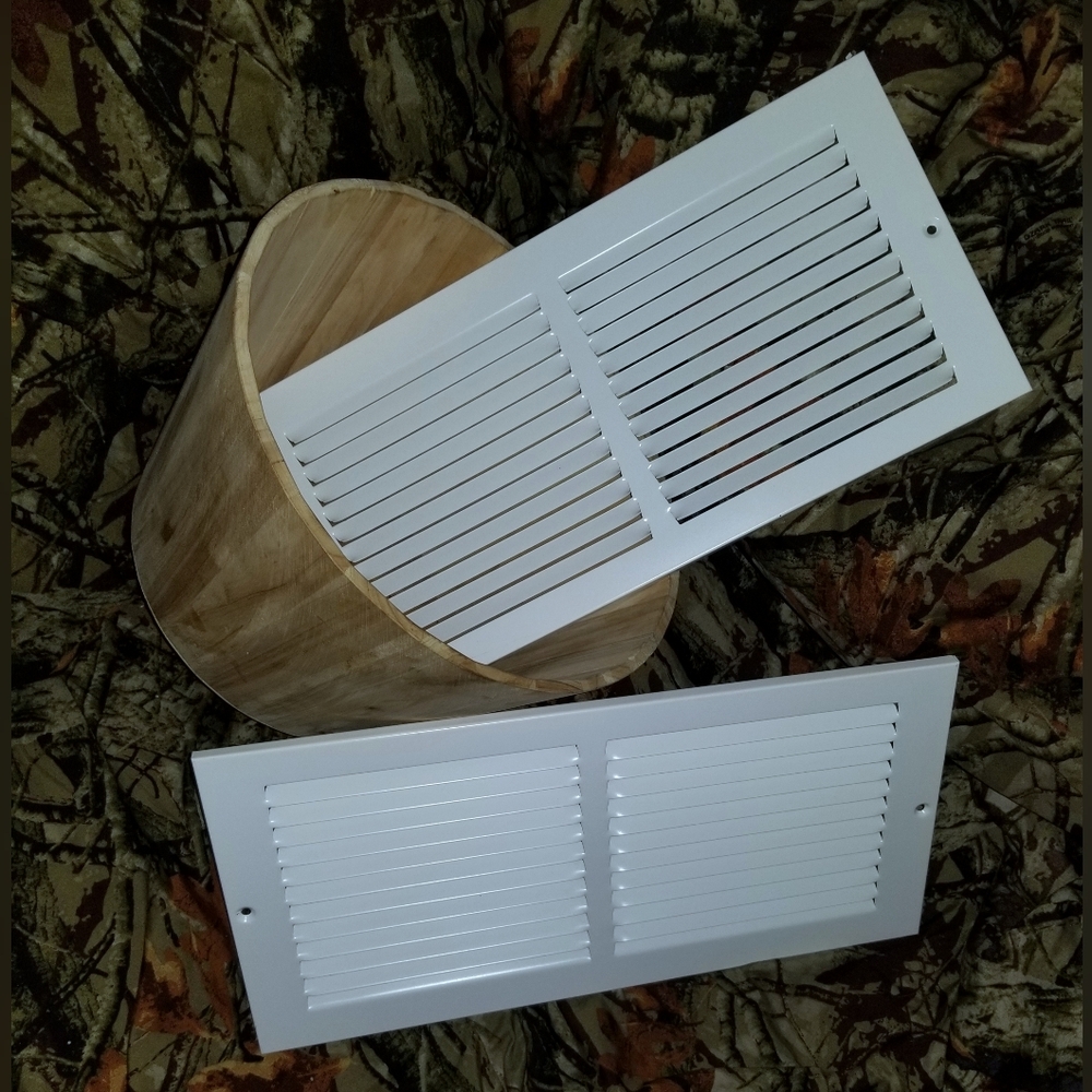 Brand New White Steel Grille Tech - 16"x 8" Return Air Grille 2 Pack